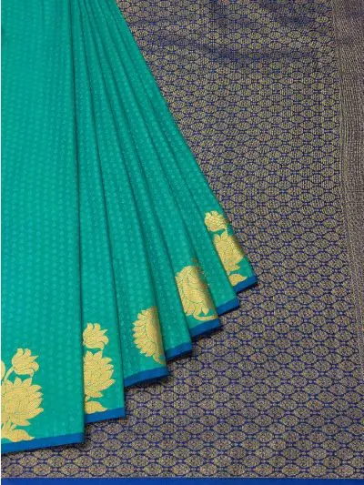 Green Colour Art Silk Saree