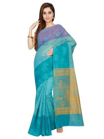 Blue Colour Art Silk saree