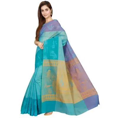 Blue Colour Art Silk saree