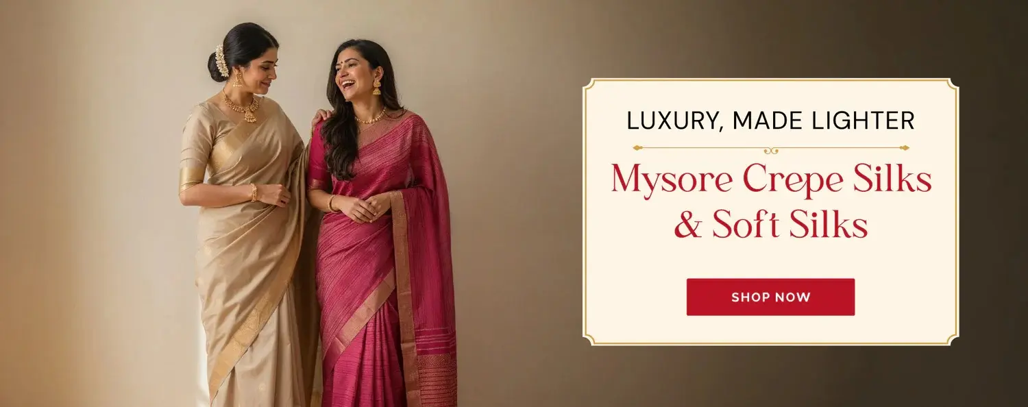 From Mulberry Leaf to Masterpiece: The Timeless Story of the Handwoven Silk Saree